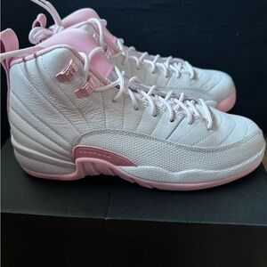 Jordan Air 12 Retro GS in Pearl and Soft Pink